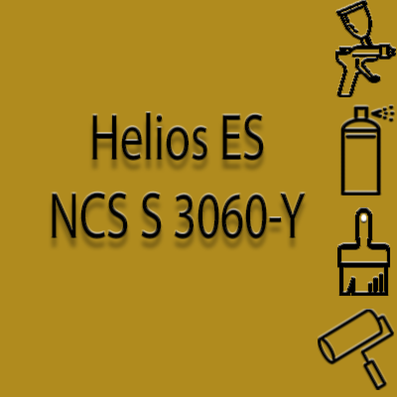 NCS S 3060-Y глянцева 1К швидкосохнуча антикорозійна емаль Helios ES - 1л