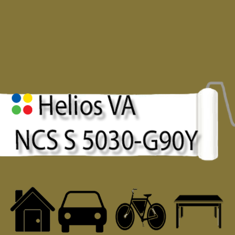 NCS S 5030-G90Y антикорозійна глянцева грунт-емаль (вініл-акрилова) HELIOS VA - 1л