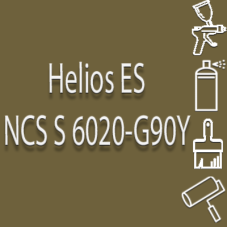 NCS S 6020-G90Y глянцева 1К швидкосохнуча антикорозійна емаль Helios ES - 1л