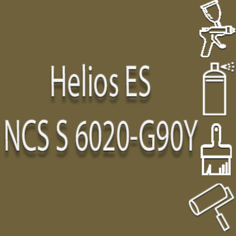 NCS S 6020-G90Y глянцева 1К швидкосохнуча антикорозійна емаль Helios ES - 1л