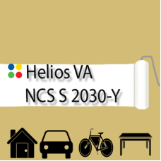 NCS S 2030-Y антикорозійна глянцева грунт-емаль (вініл-акрилова) HELIOS VA - 1л