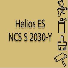 NCS S 2030-Y глянцева 1К швидкосохнуча антикорозійна емаль Helios ES - 1л