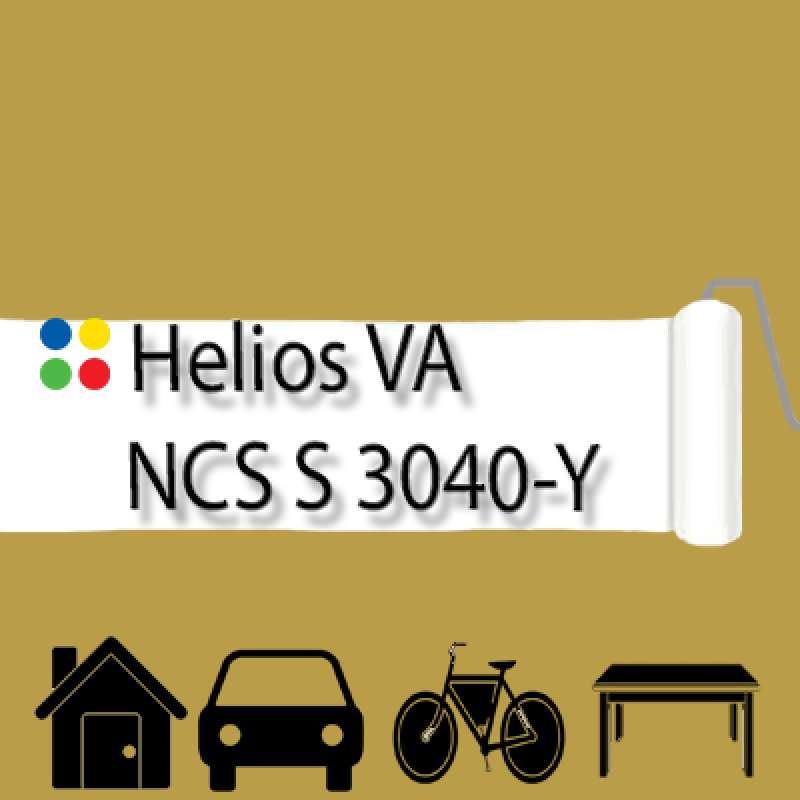 NCS S 3040-Y антикорозійна глянцева грунт-емаль (вініл-акрилова) HELIOS VA - 1л