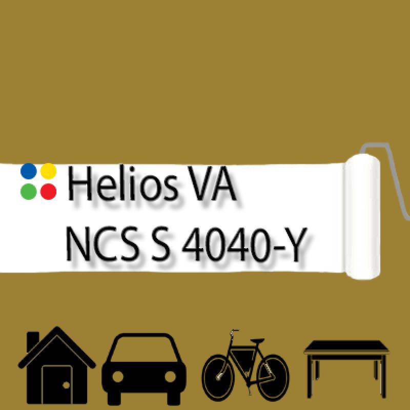 NCS S 4040-Y антикорозійна глянцева грунт-емаль (вініл-акрилова) HELIOS VA - 1л