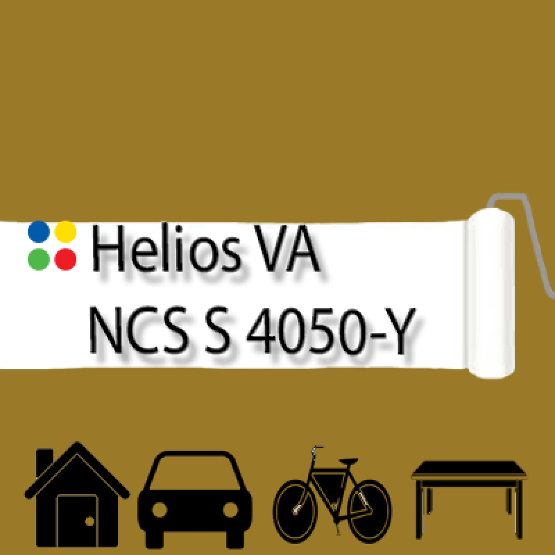 NCS S 4050-Y антикорозійна глянцева грунт-емаль (вініл-акрилова) HELIOS VA - 1л