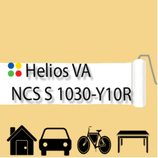NCS S 1030-Y10R глянцева 1К швидкосохнуча антикорозійна емаль Helios ES - 1л