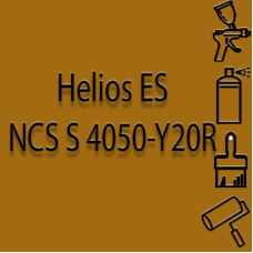 NCS S 4050-Y20R глянцева 1К швидкосохнуча антикорозійна емаль Helios ES - 1л