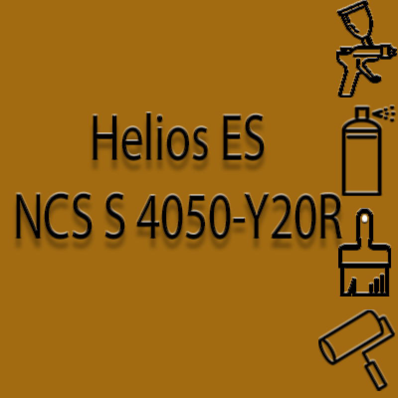 NCS S 4050-Y20R глянцева 1К швидкосохнуча антикорозійна емаль Helios ES - 1л