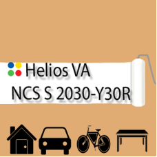 NCS S 2030-Y30R антикорозійна глянцева грунт-емаль (вініл-акрилова) HELIOS VA - 1л