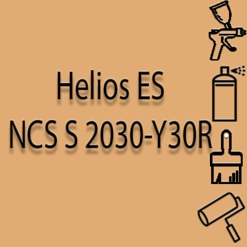 NCS S 2030-Y30R глянцева 1К швидкосохнуча антикорозійна емаль Helios ES - 1л