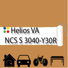 NCS S 3040-Y30R антикорозійна глянцева грунт-емаль (вініл-акрилова) HELIOS VA - 1л