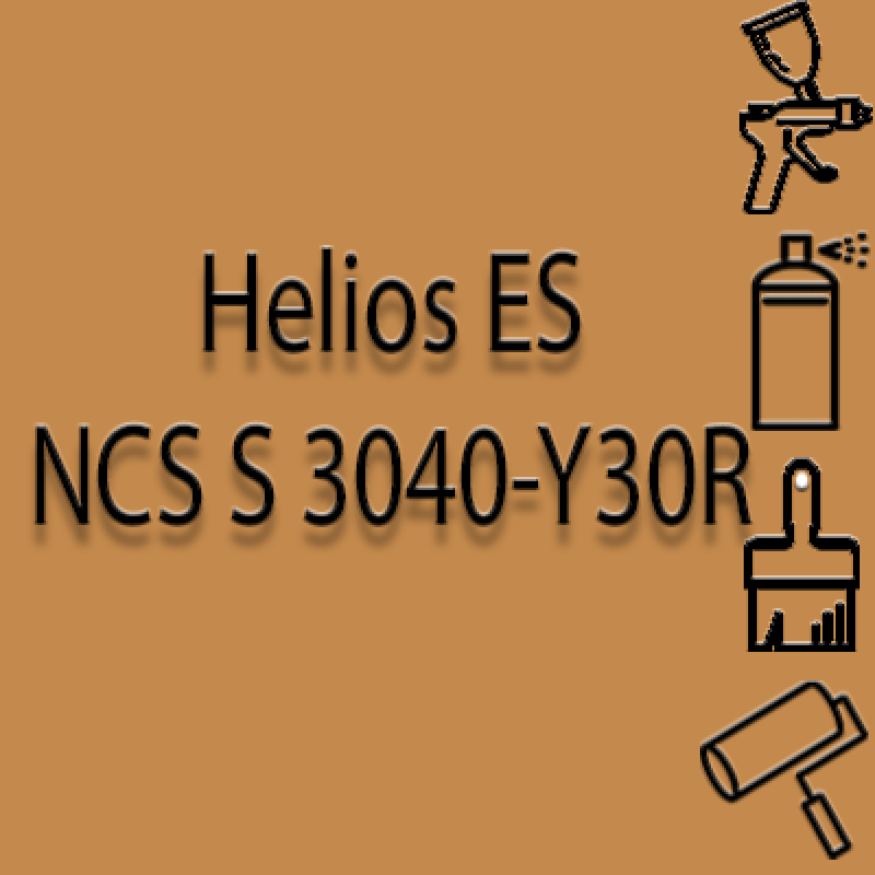 NCS S 3040-Y30R глянцева 1К швидкосохнуча антикорозійна емаль Helios ES - 1л NCS S 3040-Y30R глянцева 1К швидкосохнуча антикорозійна емаль Helios ES - 1л