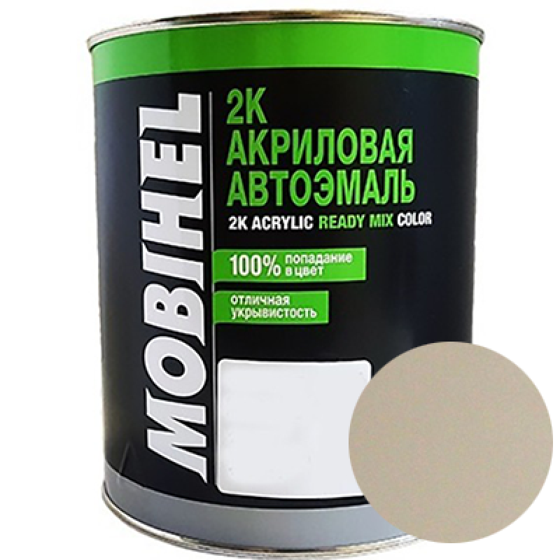 Двокомпонентна акрилова автоемаль Mobihel 2:1, 215 САФАРІ - 0.75л
