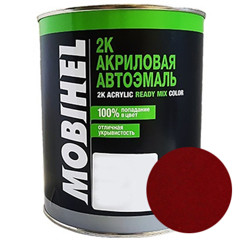 Двокомпонентна акрилова автоемаль Mobihel 2:1, 182 РОМАНС - 0.75л