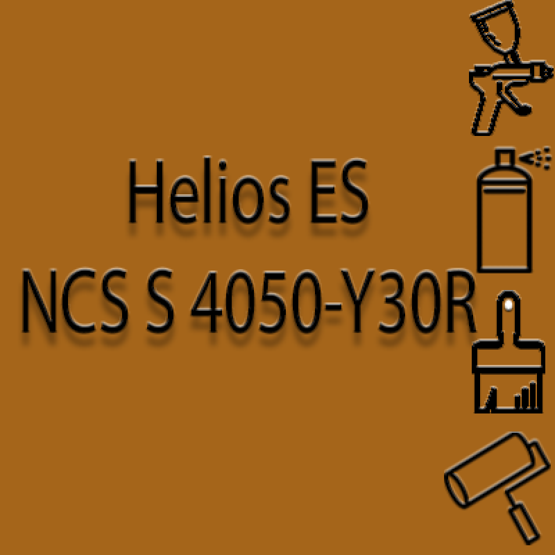NCS S 4050-Y30R глянцева 1К швидкосохнуча антикорозійна емаль Helios ES - 1л