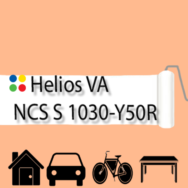 NCS S 1030-Y50R антикорозійна глянцева грунт-емаль (вініл-акрилова) HELIOS VA - 1л