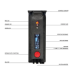 Ліхтар для фарбопультів із цифровим далекоміром - Walcom 360 TRUE LIGHT EVO METER