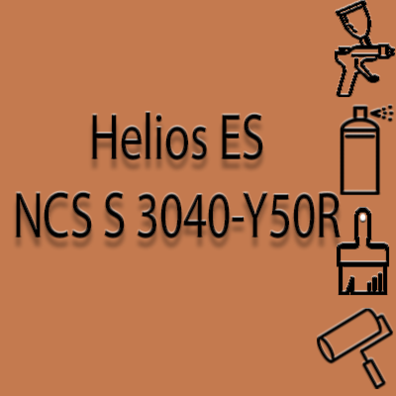 NCS S 3040-Y50R глянцева 1К швидкосохнуча антикорозійна емаль Helios ES - 1л NCS S 3040-Y50R глянцева 1К швидкосохнуча антикорозійна емаль Helios ES - 1л