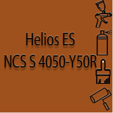 NCS S 4050-Y50R глянцева 1К швидкосохнуча антикорозійна емаль Helios ES - 1л