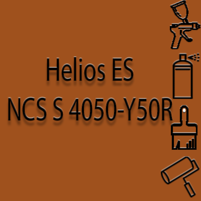 NCS S 4050-Y50R глянцева 1К швидкосохнуча антикорозійна емаль Helios ES - 1л