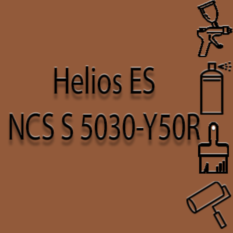 NCS S 5030-Y50R глянцева 1К швидкосохнуча антикорозійна емаль Helios ES - 1л