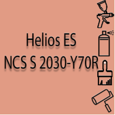 NCS S 2030-Y70R глянцева 1К швидкосохнуча антикорозійна емаль Helios ES - 1л