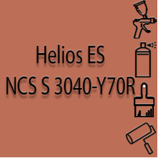 NCS S 3040-Y70R глянцева 1К швидкосохнуча антикорозійна емаль Helios ES - 1л