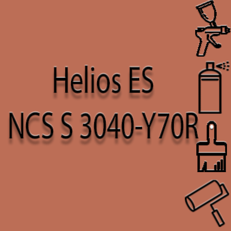 NCS S 3040-Y70R глянцева 1К швидкосохнуча антикорозійна емаль Helios ES - 1л NCS S 3040-Y70R глянцева 1К швидкосохнуча антикорозійна емаль Helios ES - 1л
