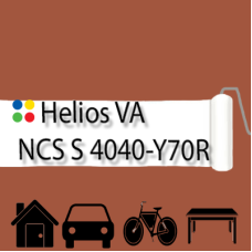 NCS S 4040-Y70R антикорозійна глянцева грунт-емаль (вініл-акрилова) HELIOS VA - 1л