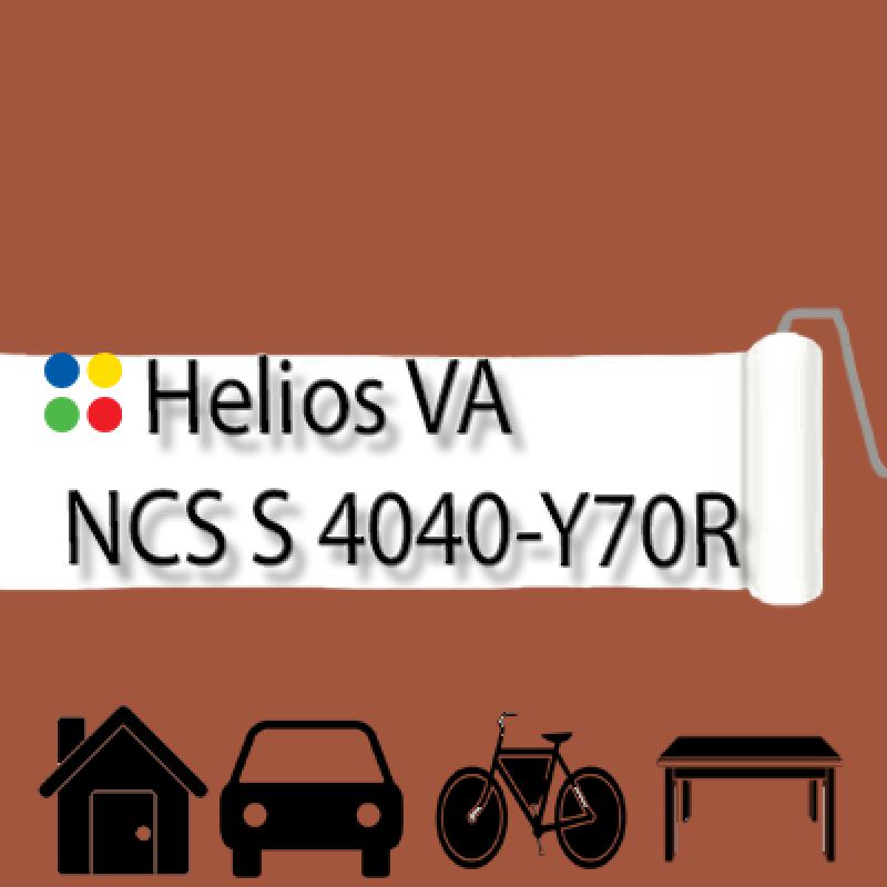 NCS S 4040-Y70R антикорозійна глянцева грунт-емаль (вініл-акрилова) HELIOS VA - 1л