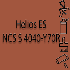NCS S 4040-Y70R глянцева 1К швидкосохнуча антикорозійна емаль Helios ES - 1л