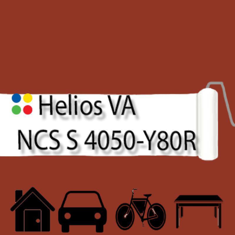 NCS S 4050-Y80R антикорозійна глянцева грунт-емаль (вініл-акрилова) HELIOS VA - 1л