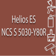NCS S 5030-Y80R глянцева 1К швидкосохнуча антикорозійна емаль Helios ES - 1л