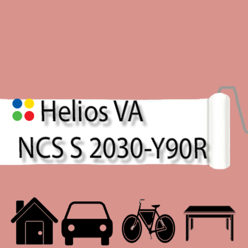 NCS S 2030-Y90R антикорозійна глянцева грунт-емаль (вініл-акрилова) HELIOS VA - 1л