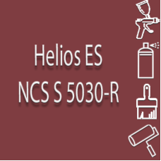 NCS S 5030-R глянцева 1К швидкосохнуча антикорозійна емаль Helios ES - 1л