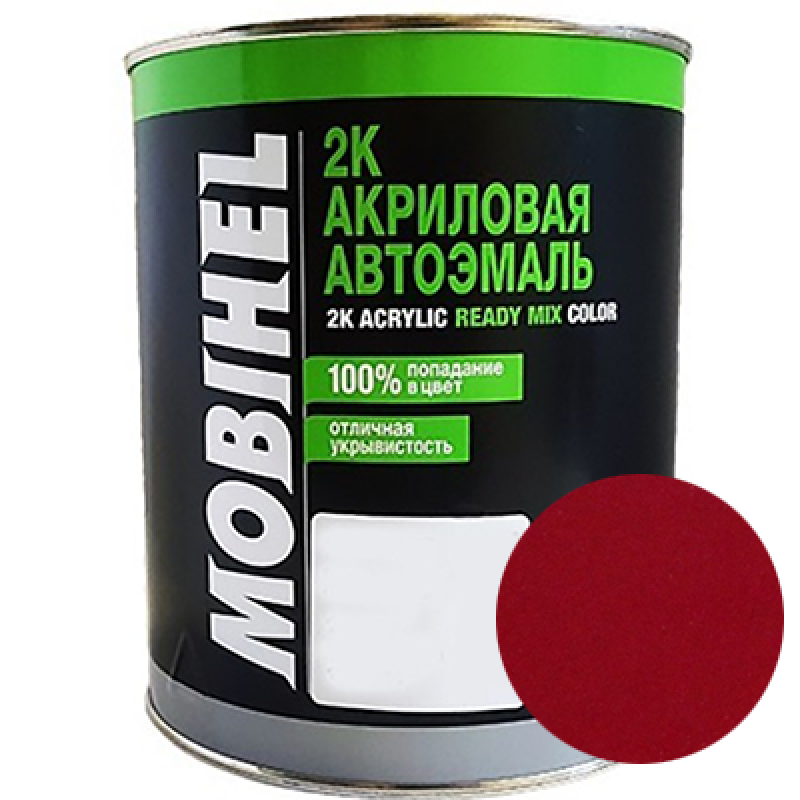 Двокомпонентна акрилова автоемаль Mobihel 2:1, 118 КАРМЕН - 0.75л