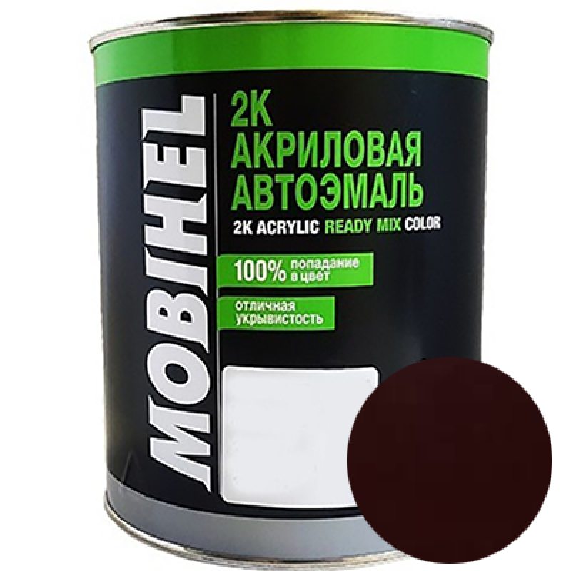 Двокомпонентна акрилова автоемаль Mobihel 2:1, 140 ЯШМА - 0.75л