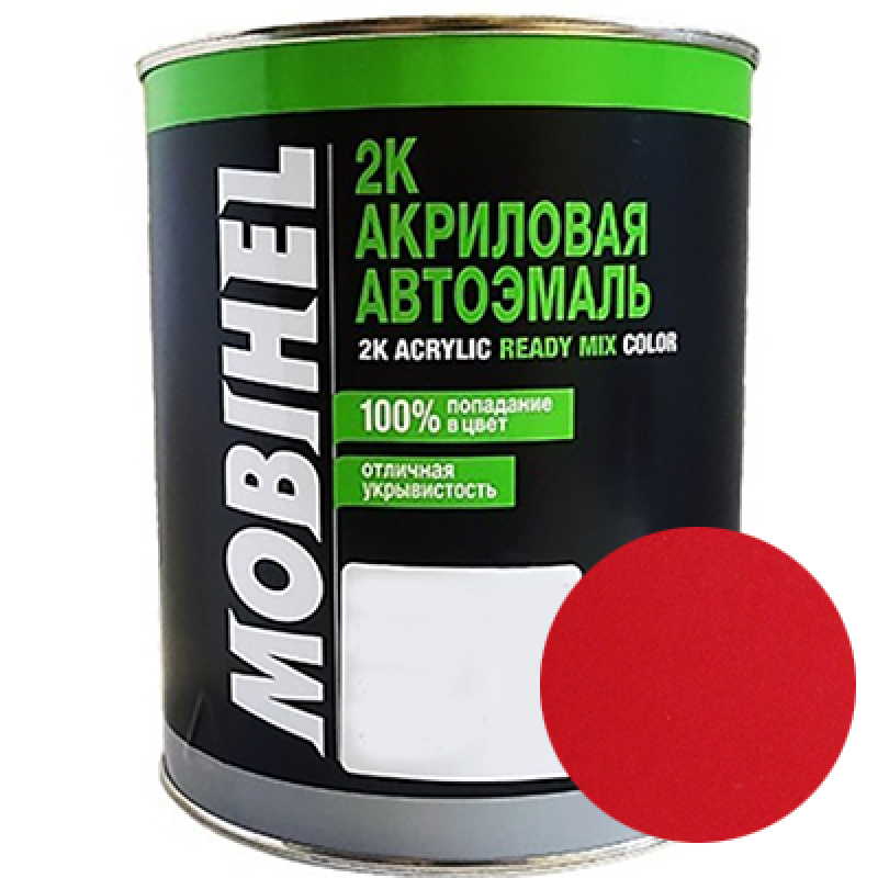 Двокомпонентна акрилова автоемаль Mobihel 2:1, 170/98 ТОРНАДО - 0.75л