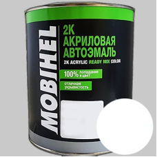 Двокомпонентна акрилова автоемаль Mobihel 2:1, 201 БІЛА - 0.75л