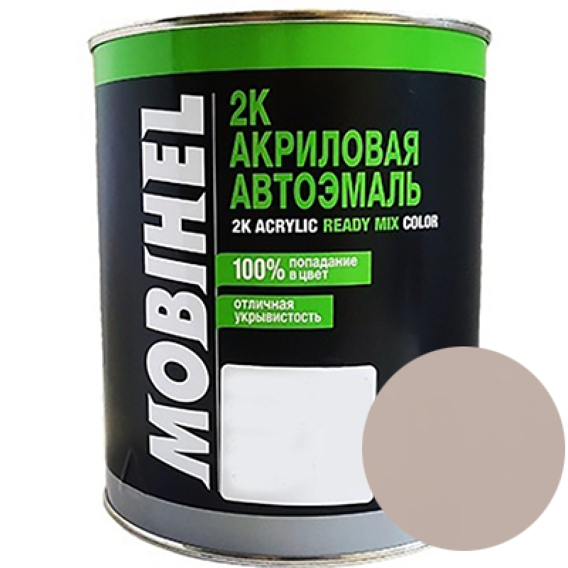 Двокомпонентна акрилова автоемаль Mobihel 2:1, 236 БЕЖЕВА - 1л