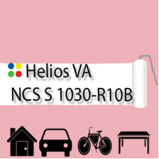 NCS S 1030-R10B антикорозійна глянцева грунт-емаль (вініл-акрилова) HELIOS VA - 1л