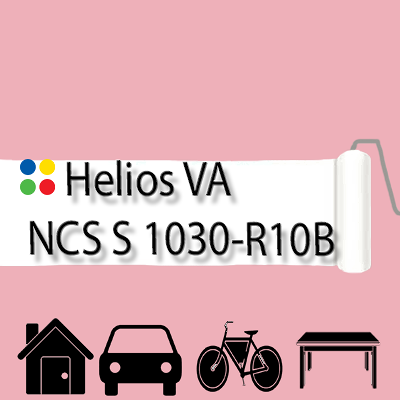 NCS S 1030-R10B антикорозійна глянцева грунт-емаль (вініл-акрилова) HELIOS VA - 1л