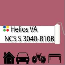 NCS S 3040-R10B антикорозійна глянцева грунт-емаль (вініл-акрилова) HELIOS VA - 1л