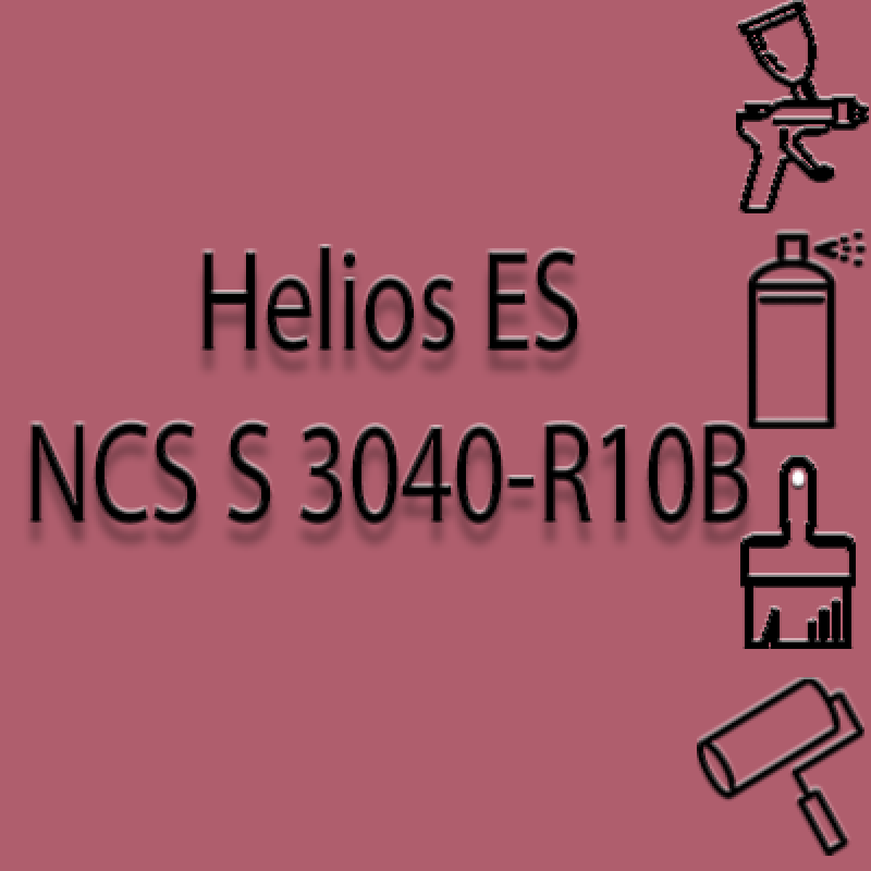 NCS S 3040-R10B глянцева 1К швидкосохнуча антикорозійна емаль Helios ES - 1л