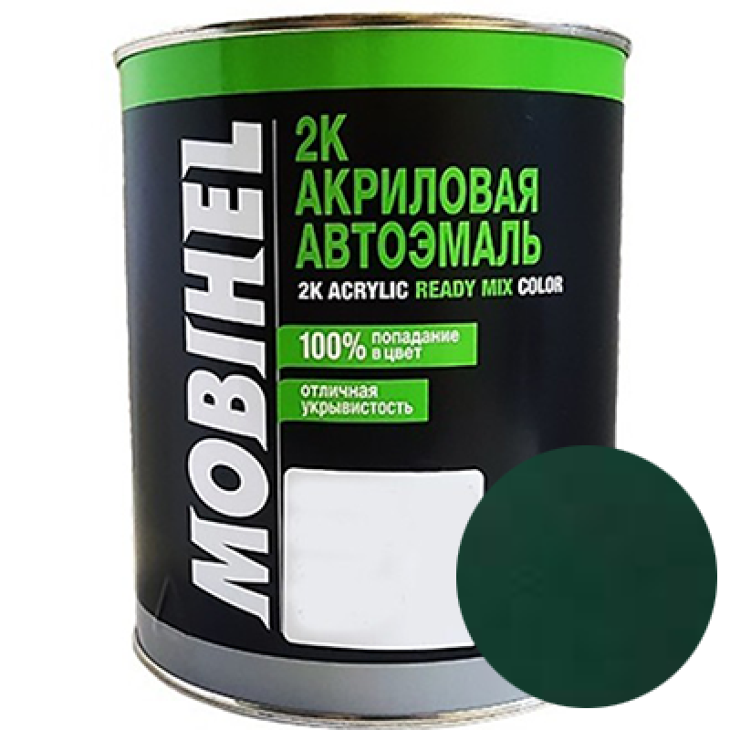 Двокомпонентна акрилова автоемаль Mobihel 2:1, 307 ЗЕЛЕНИЙ САД - 0.75л