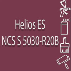 NCS S 5030-R20B глянцева 1К швидкосохнуча антикорозійна емаль Helios ES - 1л