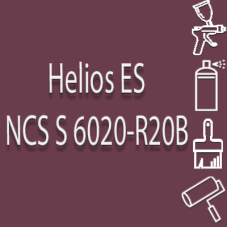 NCS S 6020-R20B глянцева 1К швидкосохнуча антикорозійна емаль Helios ES - 1л
