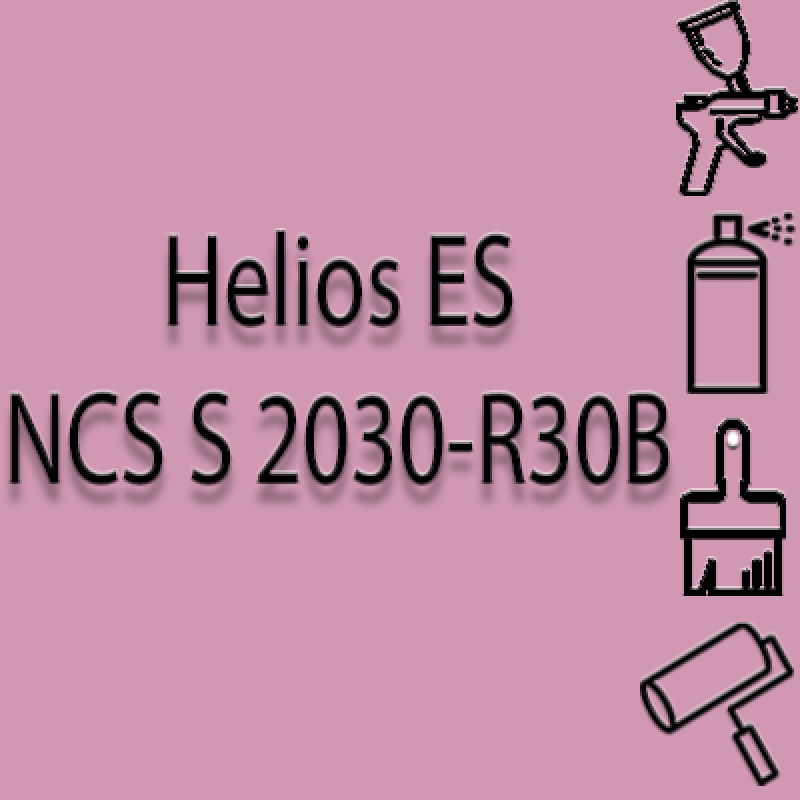 NCS S 2030-R30B глянцева 1К швидкосохнуча антикорозійна емаль Helios ES - 1л