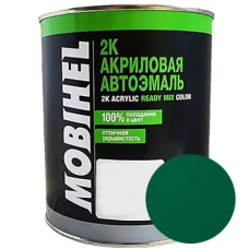 Двокомпонентна акрилова автоемаль Mobihel 2:1, 394 ТЕМНО-ЗЕЛЕНА - 0.75л