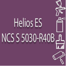 NCS S 5030-R40B глянцева 1К швидкосохнуча антикорозійна емаль Helios ES - 1л